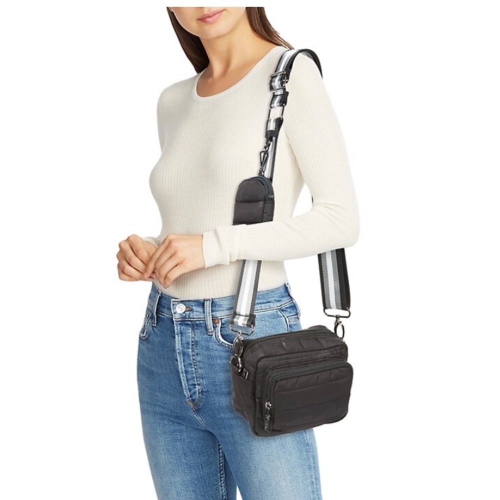 Think Royln Venture Black Camo Crossbody Bag